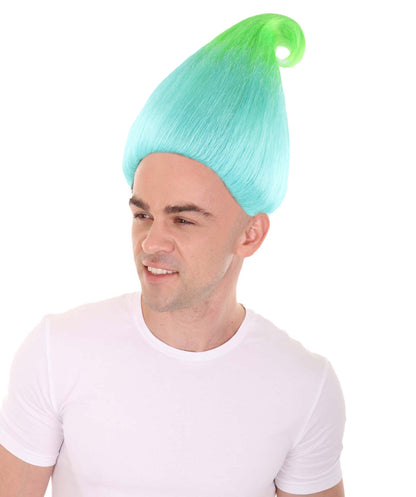 Unisex Teen Troll Wig | Premium Breathable Capless Cap