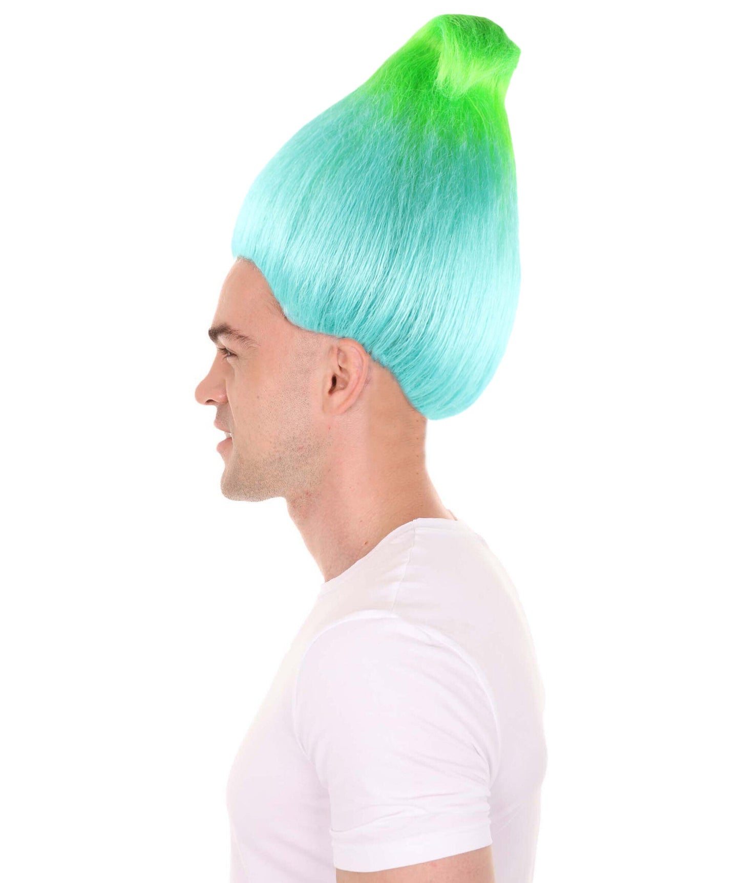 Unisex Teen Troll Wig | Premium Breathable Capless Cap