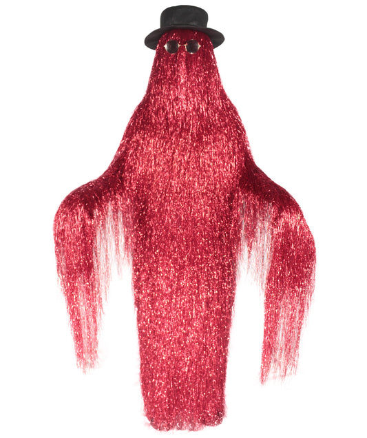 Red Tinsel Playboy Tinsel Costume