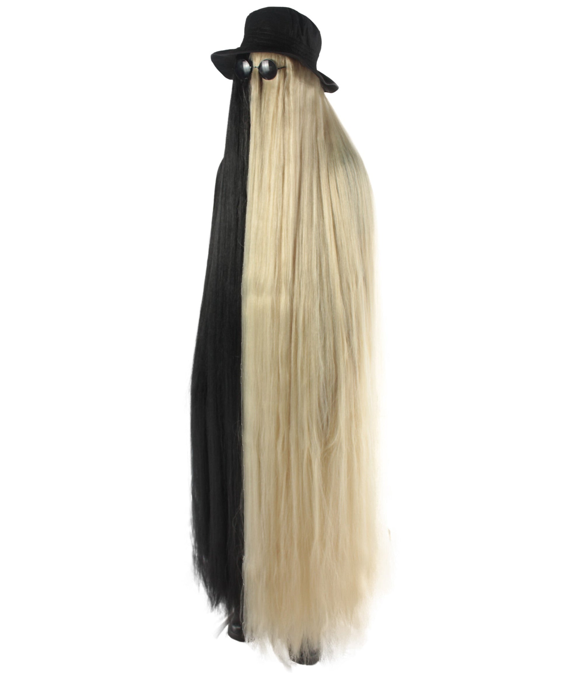 Mixed Black and Blonde Dapper Creature Playboy Wig