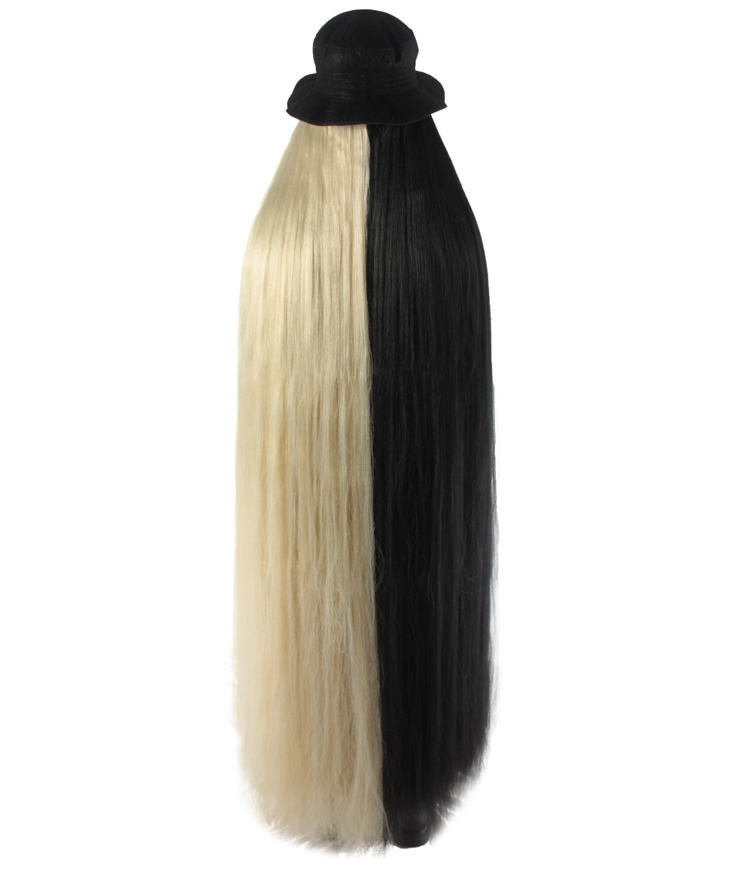 Mixed Black and Blonde Dapper Creature Playboy Wig