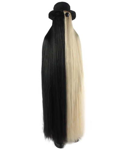 Mixed Black and Blonde Dapper Creature Playboy Wig