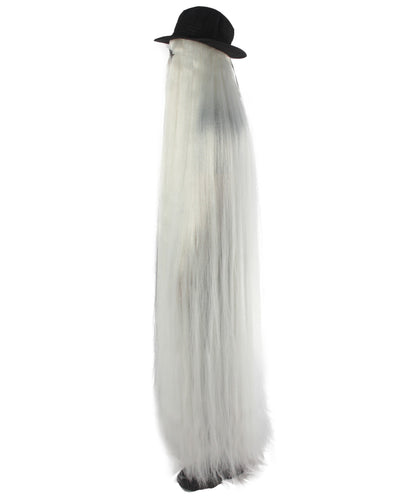 Mixed Black and White Dapper Creature Playboy Wig