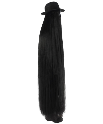 Mixed Black and White Dapper Creature Playboy Wig