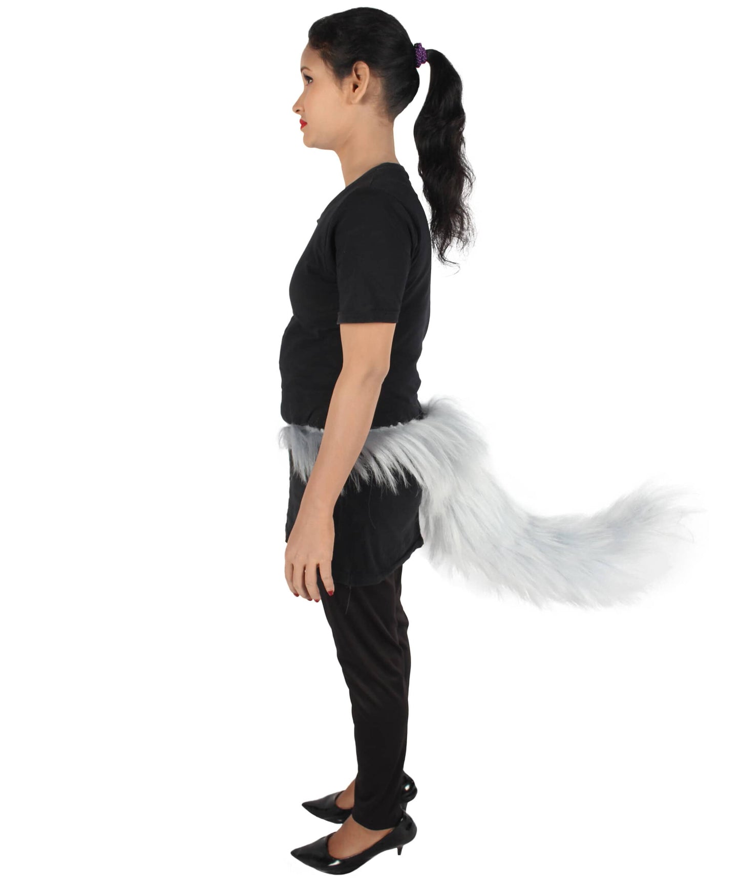 White Fluffy Bushy Animal Tail