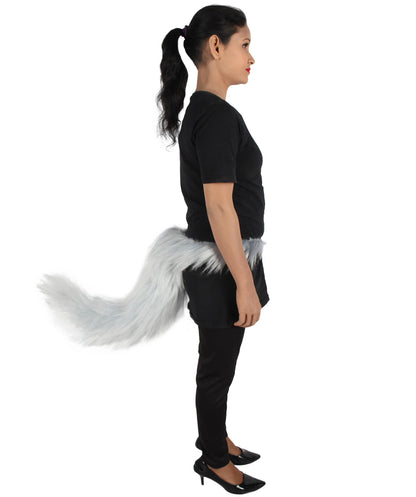 White Fluffy Bushy Animal Tail