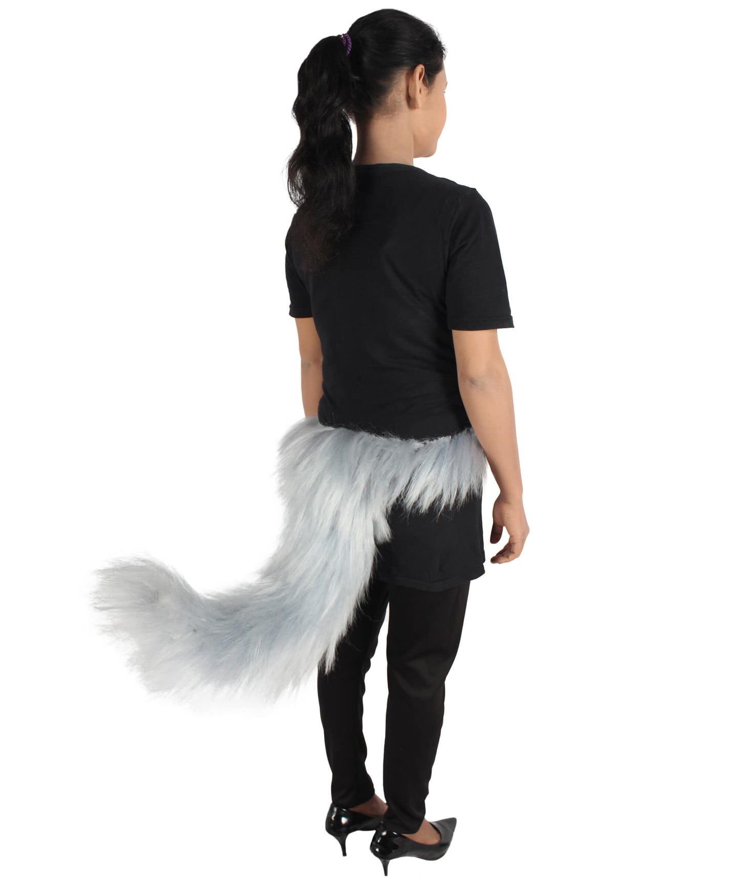 White Fluffy Bushy Animal Tail