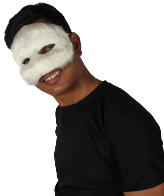 White Unisex Cosplay Ball Party Carnival Eye Mask