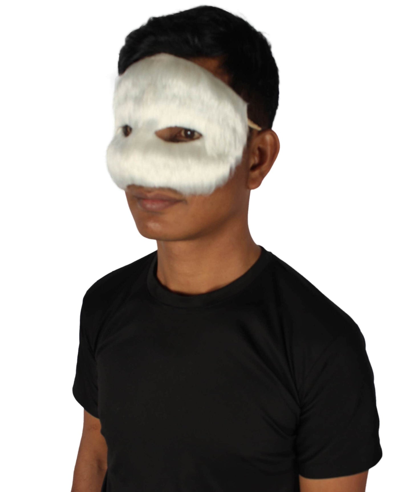 White Unisex Cosplay Ball Party Carnival Eye Mask