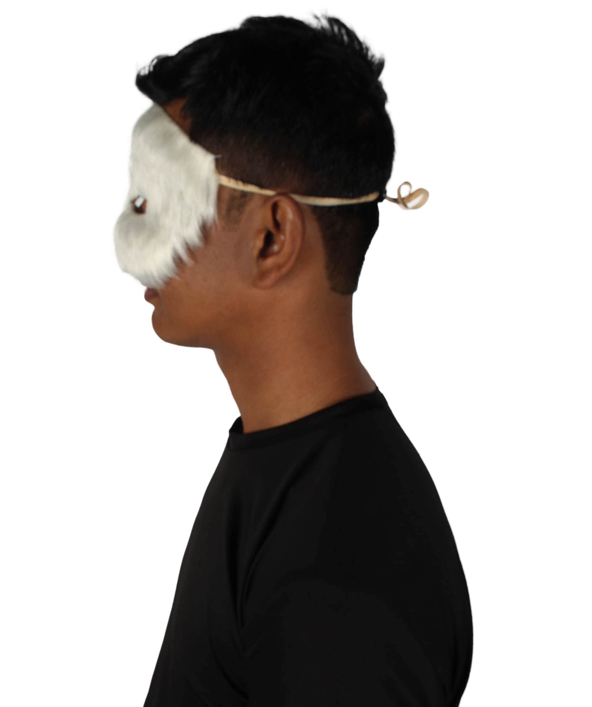 White Unisex Cosplay Ball Party Carnival Eye Mask