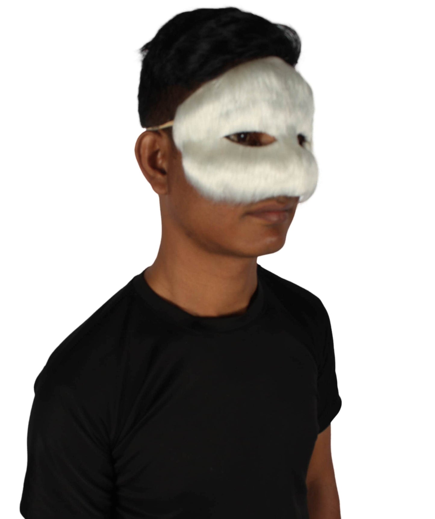 White Unisex Cosplay Ball Party Carnival Eye Mask