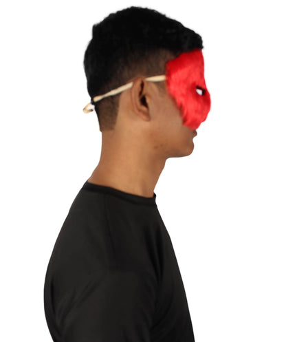 Red Unisex Cosplay Ball Party Carnival Eye Mask