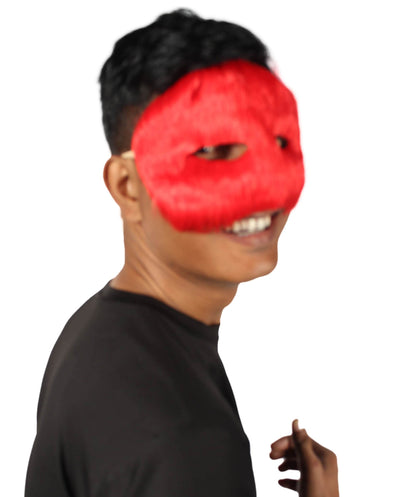 Red Unisex Cosplay Ball Party Carnival Eye Mask