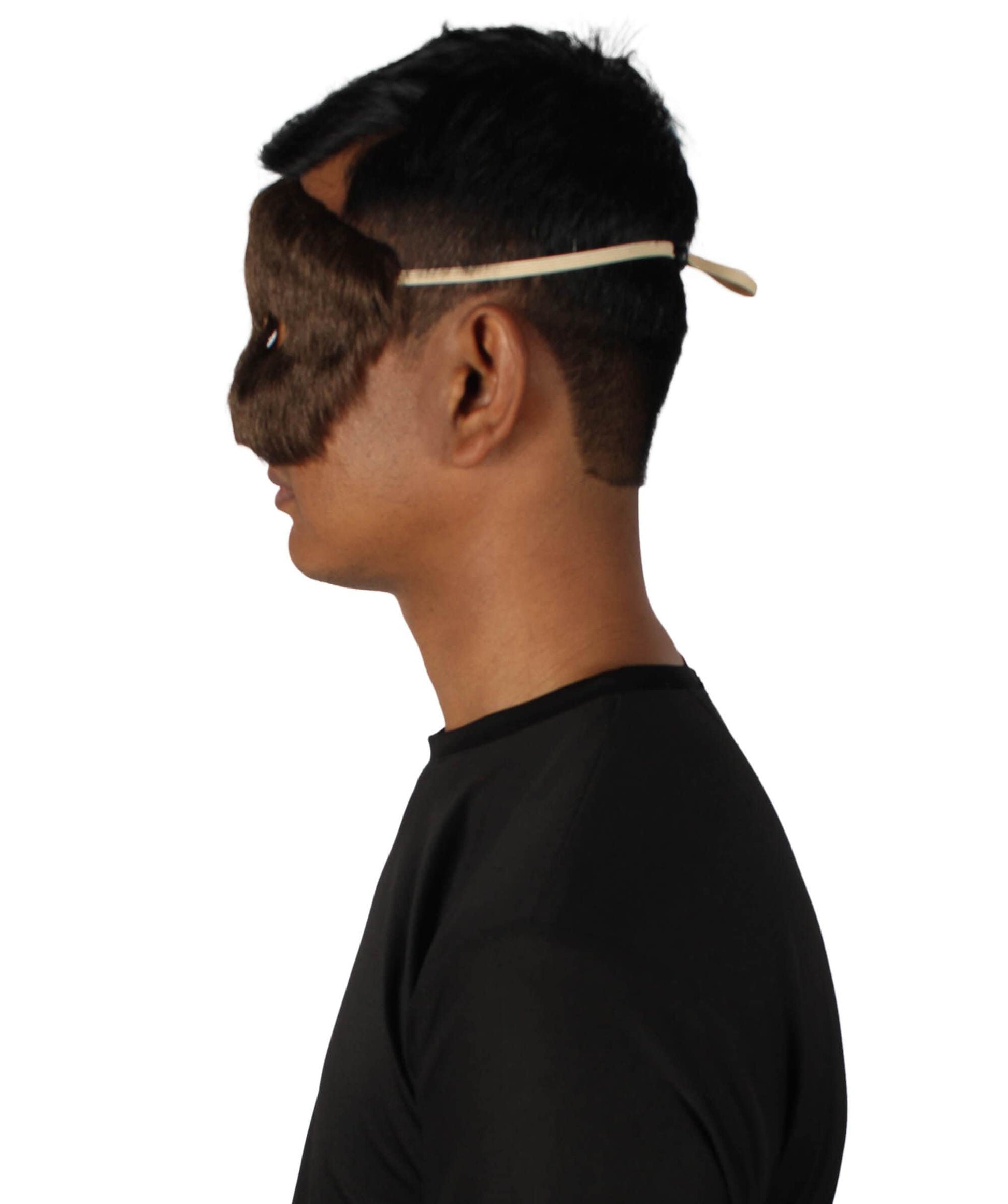 Brown Unisex Cosplay Ball Party Carnival Eye Mask