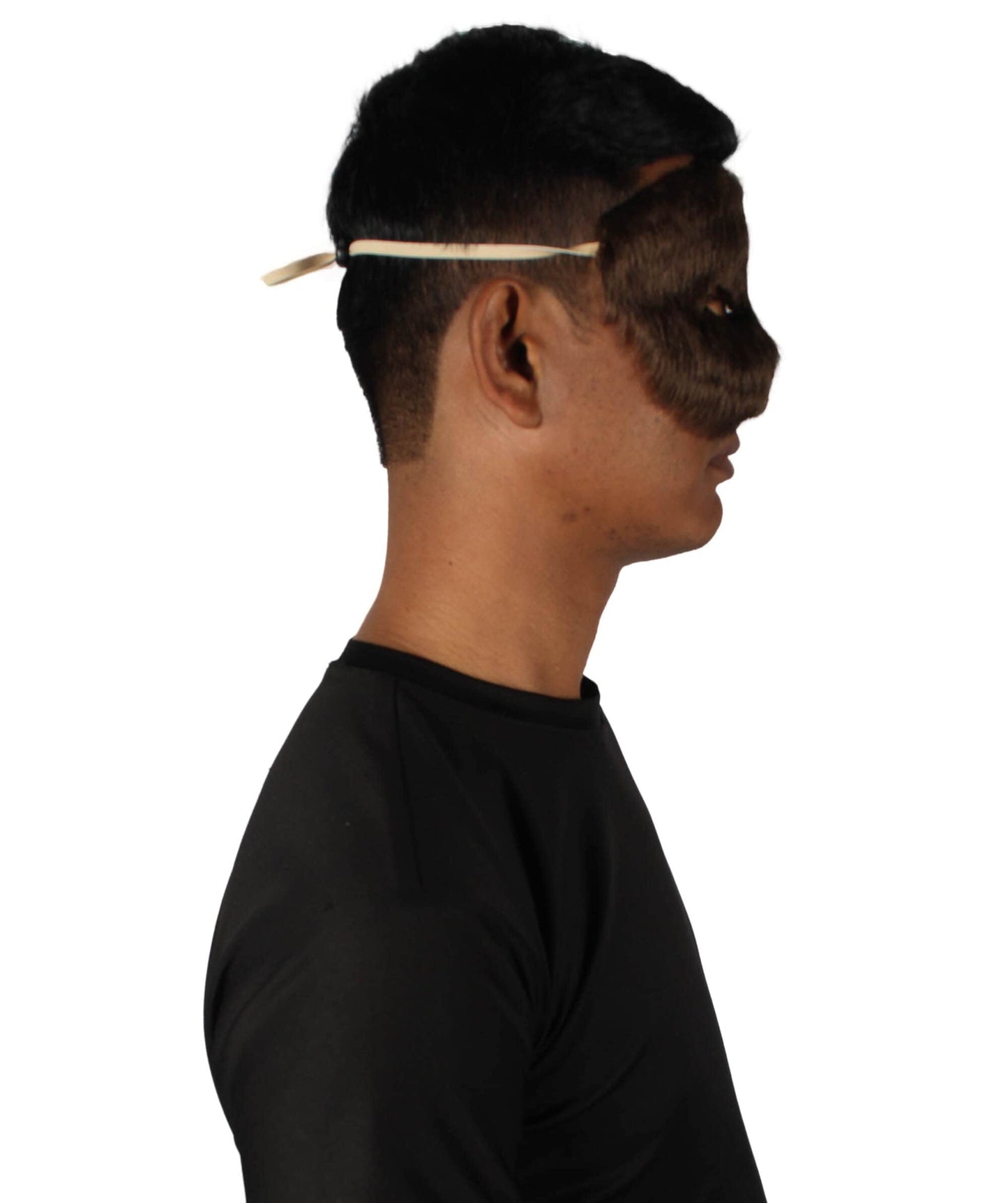 Brown Unisex Cosplay Ball Party Carnival Eye Mask