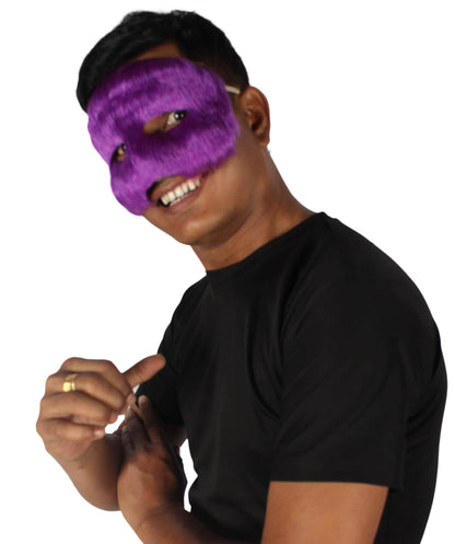 Purple Unisex Cosplay Ball Party Carnival Eye Mask