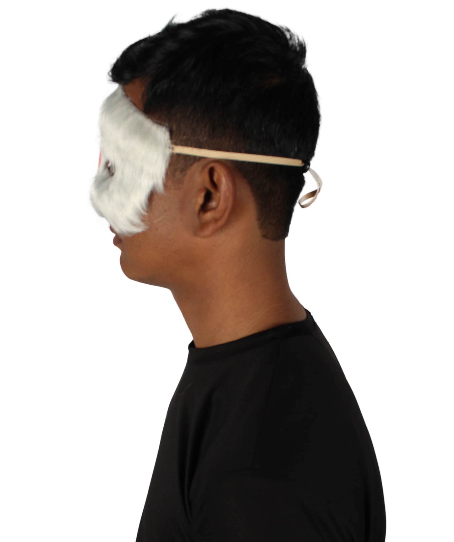 Red & White Unisex Cosplay Ball Party Carnival Eye Mask