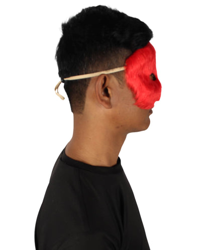 Red & White Unisex Cosplay Ball Party Carnival Eye Mask