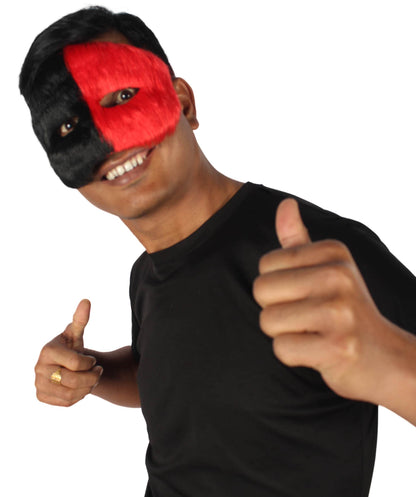 Red & Black Unisex Cosplay Ball Party Carnival Eye Mask