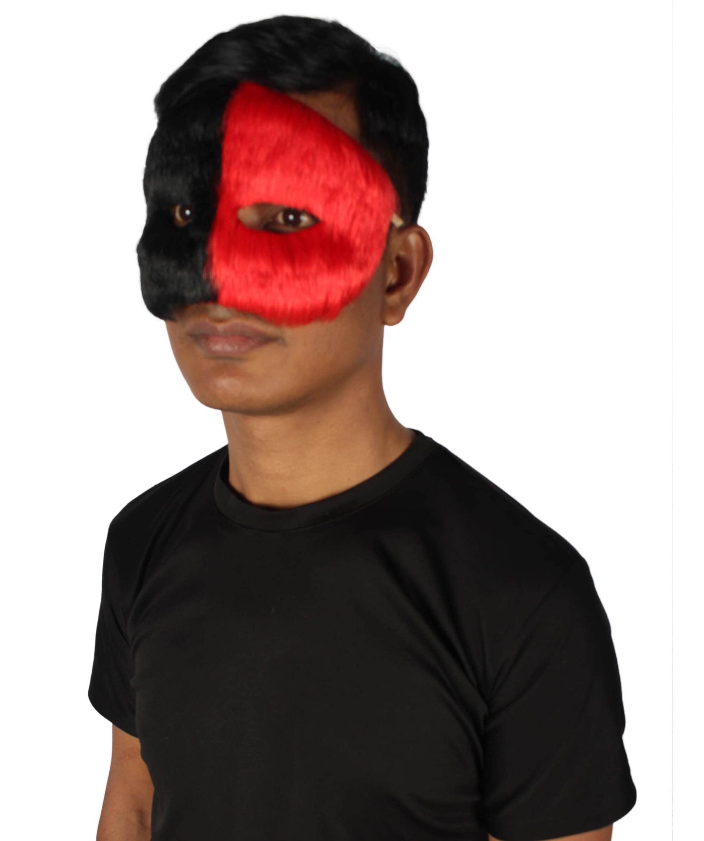 Red & Black Unisex Cosplay Ball Party Carnival Eye Mask