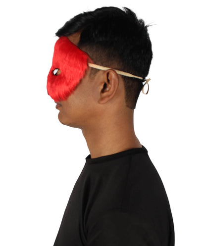 Red & Black Unisex Cosplay Ball Party Carnival Eye Mask