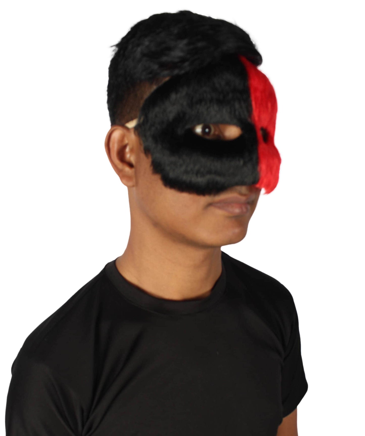 Red & Black Unisex Cosplay Ball Party Carnival Eye Mask