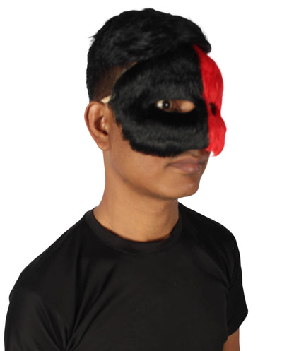 Red & Black Unisex Cosplay Ball Party Carnival Eye Mask