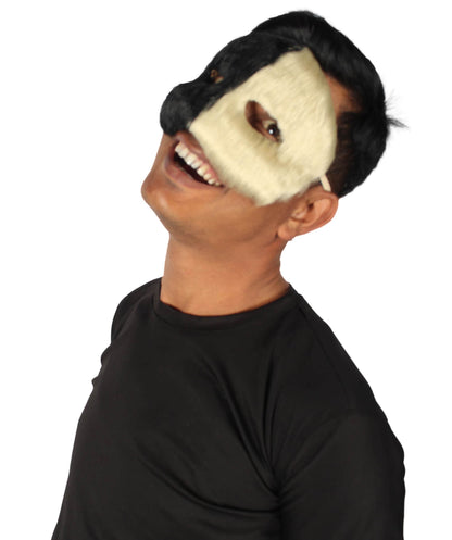 Blonde & Black Unisex Cosplay Ball Party Carnival Eye Mask