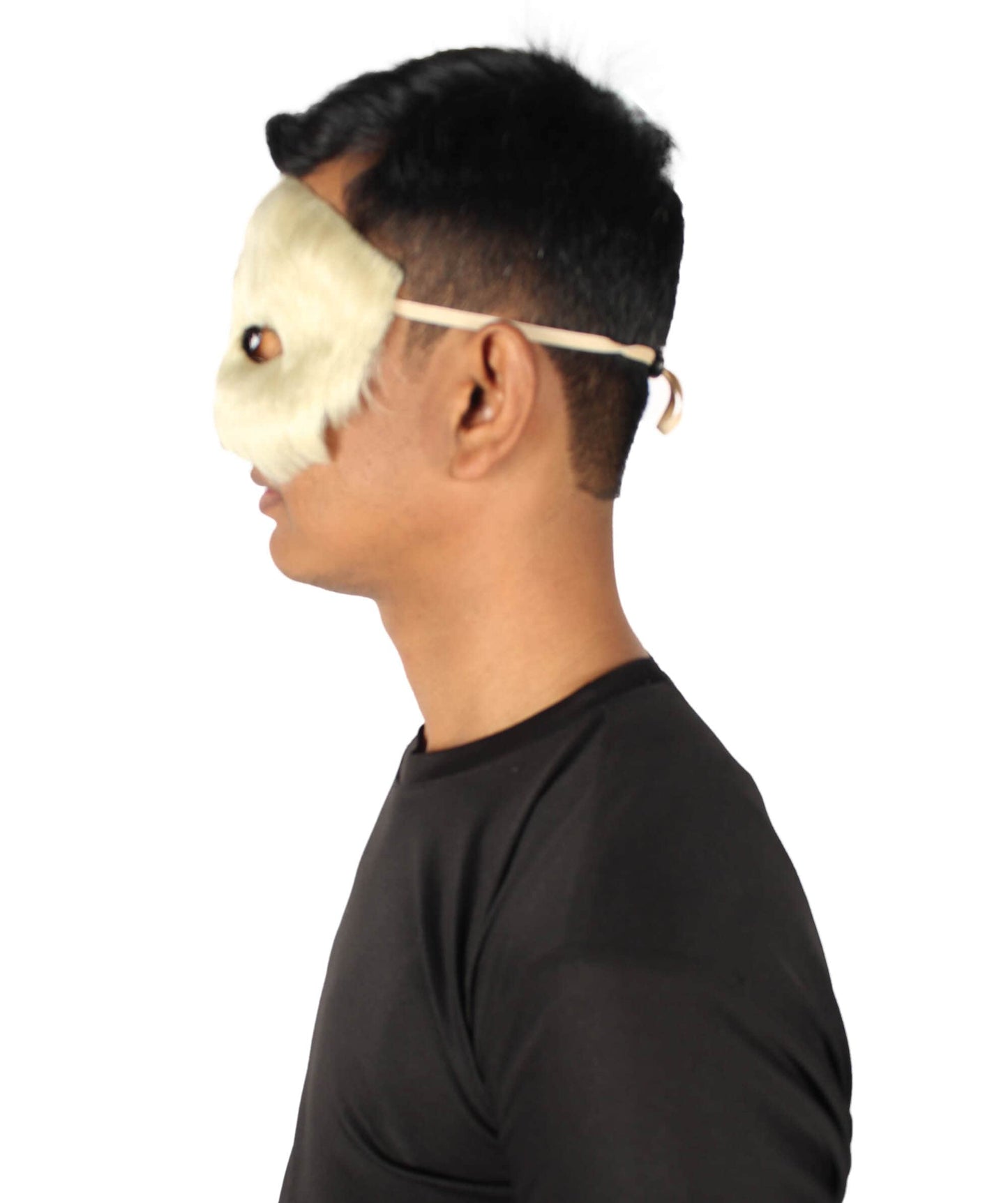 Blonde & Black Unisex Cosplay Ball Party Carnival Eye Mask