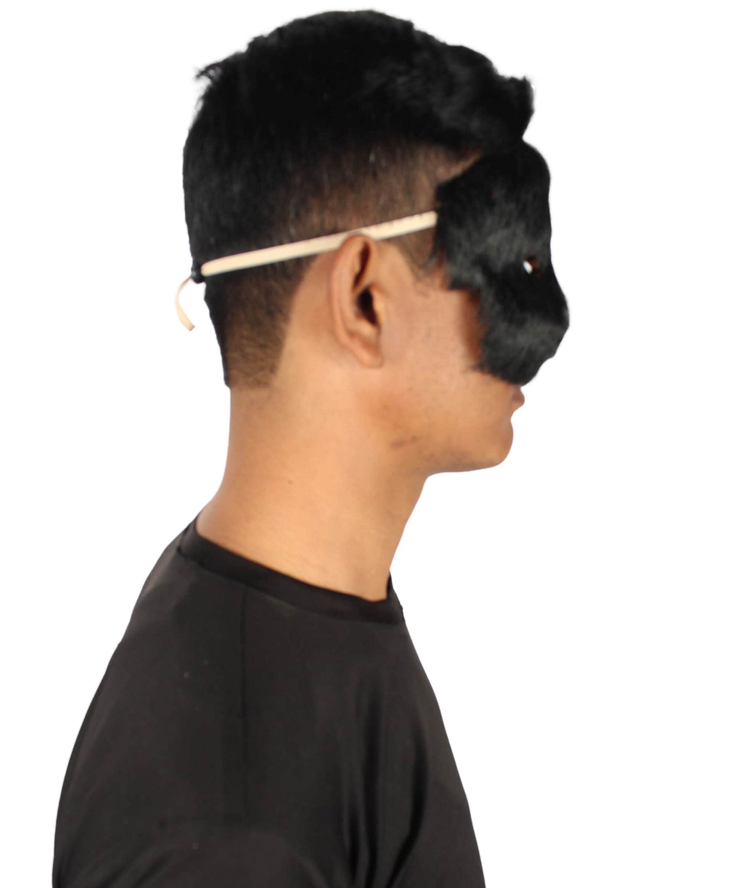 Blonde & Black Unisex Cosplay Ball Party Carnival Eye Mask