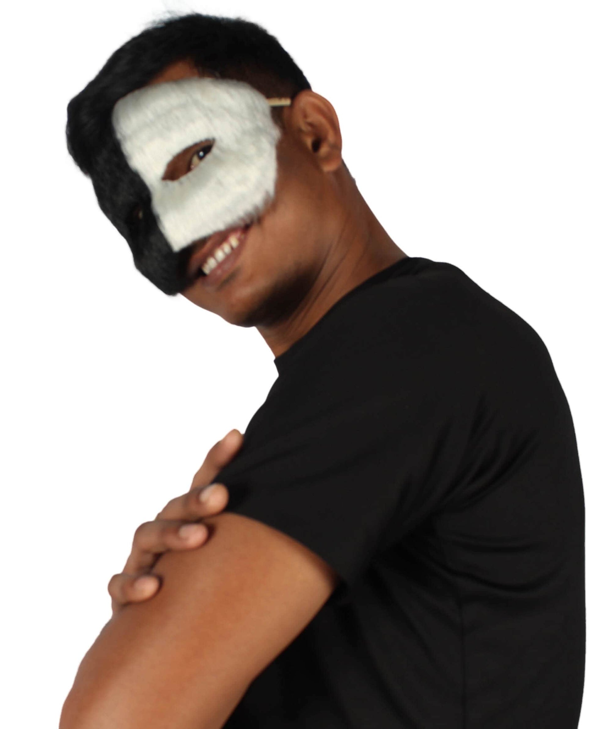 White & Black Unisex Cosplay Ball Party Carnival Eye Mask