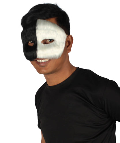 White & Black Unisex Cosplay Ball Party Carnival Eye Mask