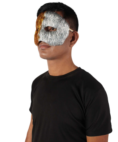Gold & Silver Tinsel Unisex Cosplay Ball Party Carnival Eye Mask