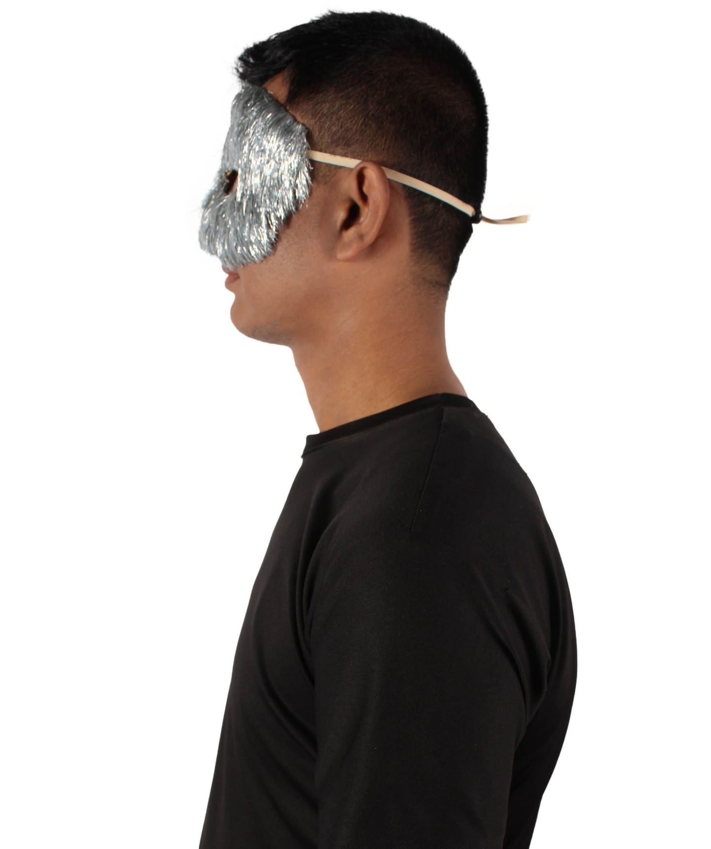 Gold & Silver Tinsel Unisex Cosplay Ball Party Carnival Eye Mask