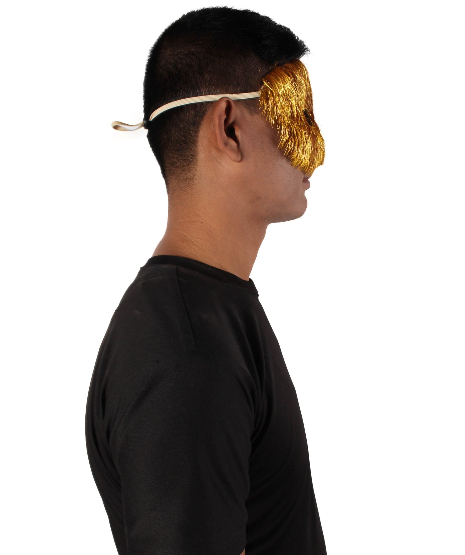 Gold & Silver Tinsel Unisex Cosplay Ball Party Carnival Eye Mask