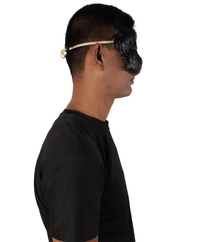 Black & Silver Tinsel Unisex Cosplay Ball Party Carnival Eye Mask