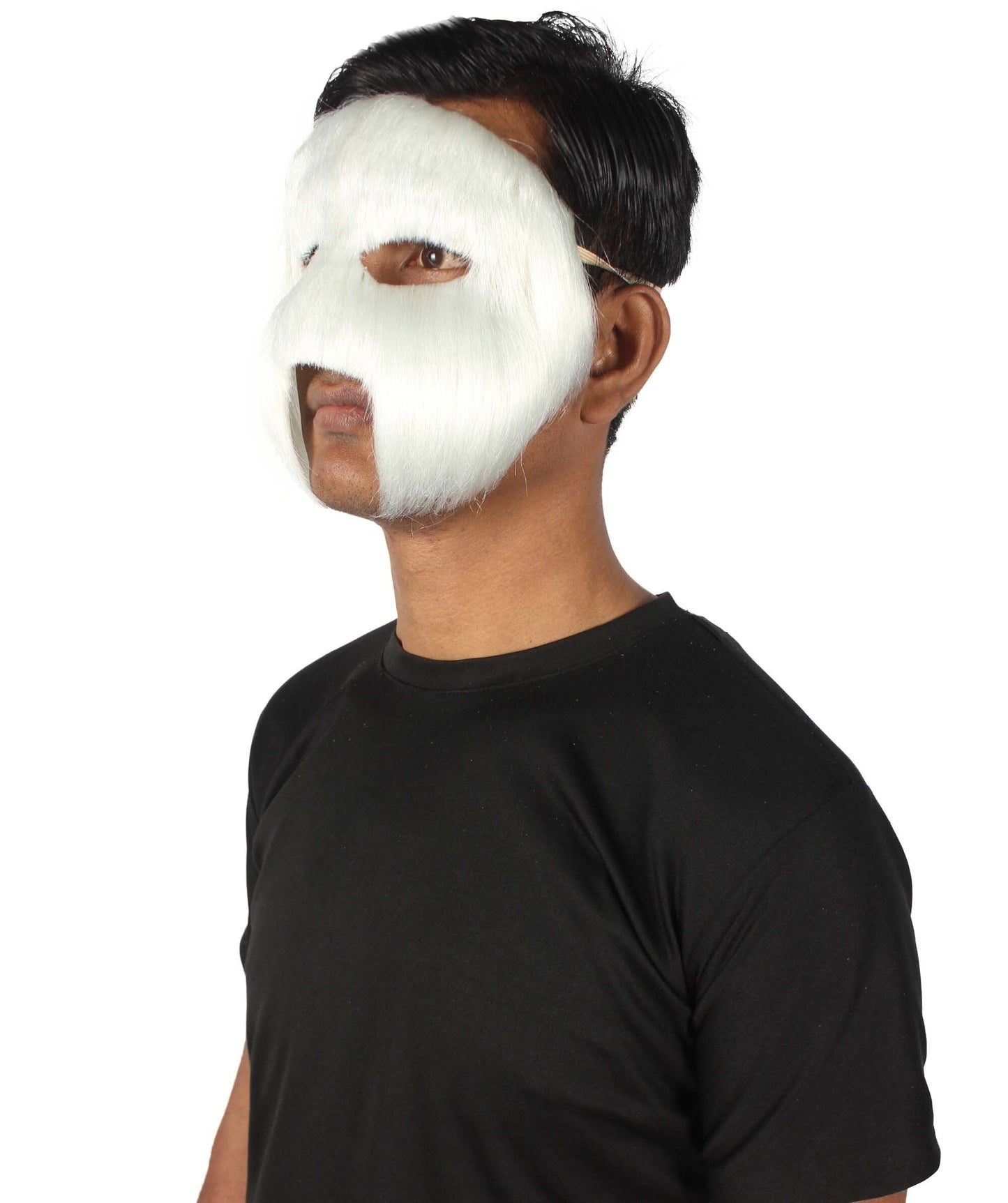 White Carnival Eye Mask