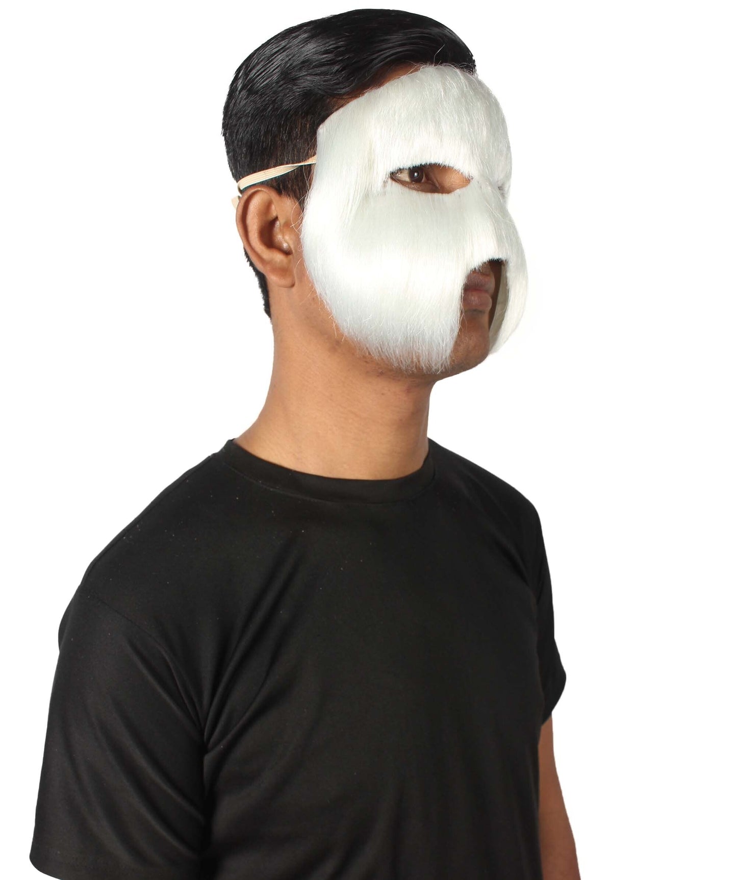 White Carnival Eye Mask