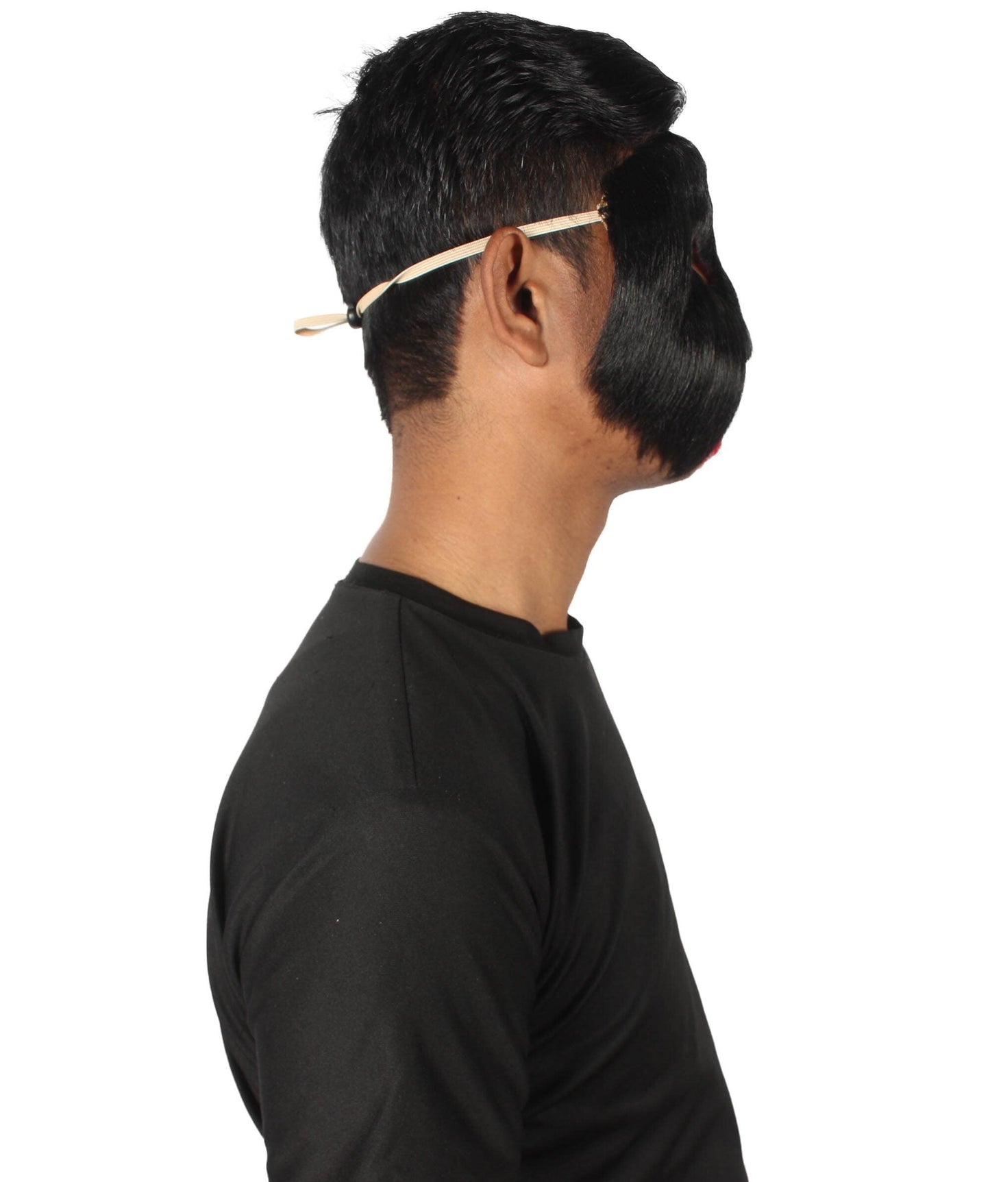 Red & Black Unisex Cosplay Ball Party Carnival Eye Mask Medium & Large Lengths