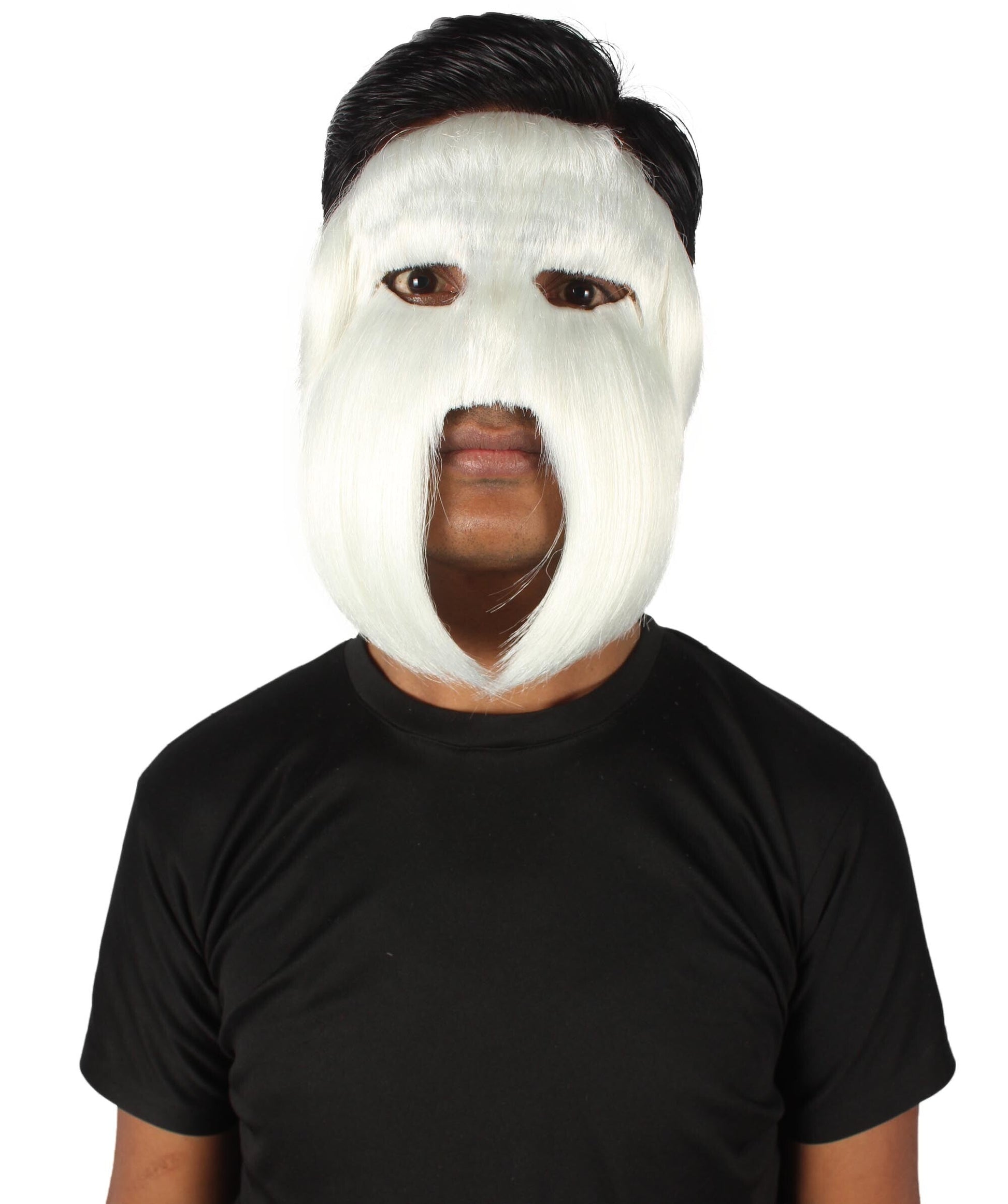 White Carnival Eye Mask