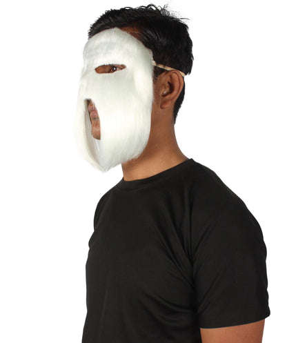 White Carnival Eye Mask