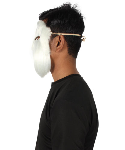 White Carnival Eye Mask