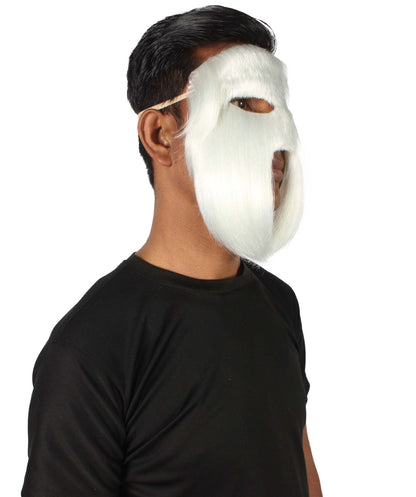 White Carnival Eye Mask