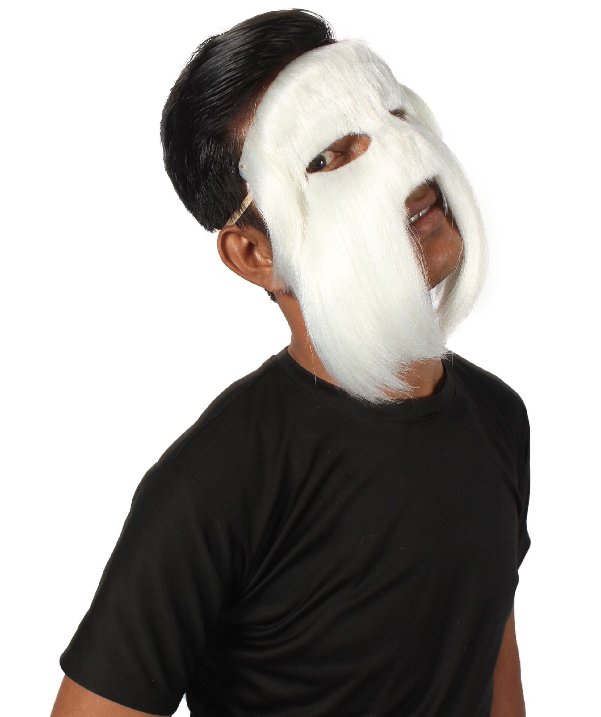 White Carnival Eye Mask