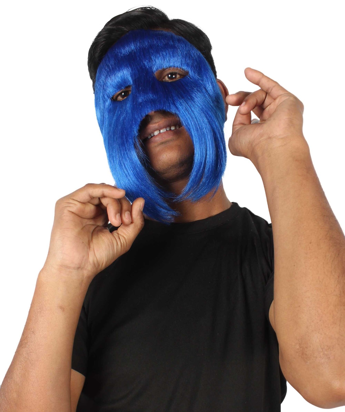Blue Carnival Eye Mask