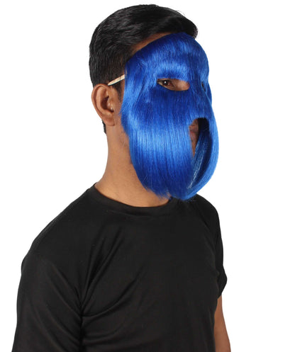 Blue Carnival Eye Mask