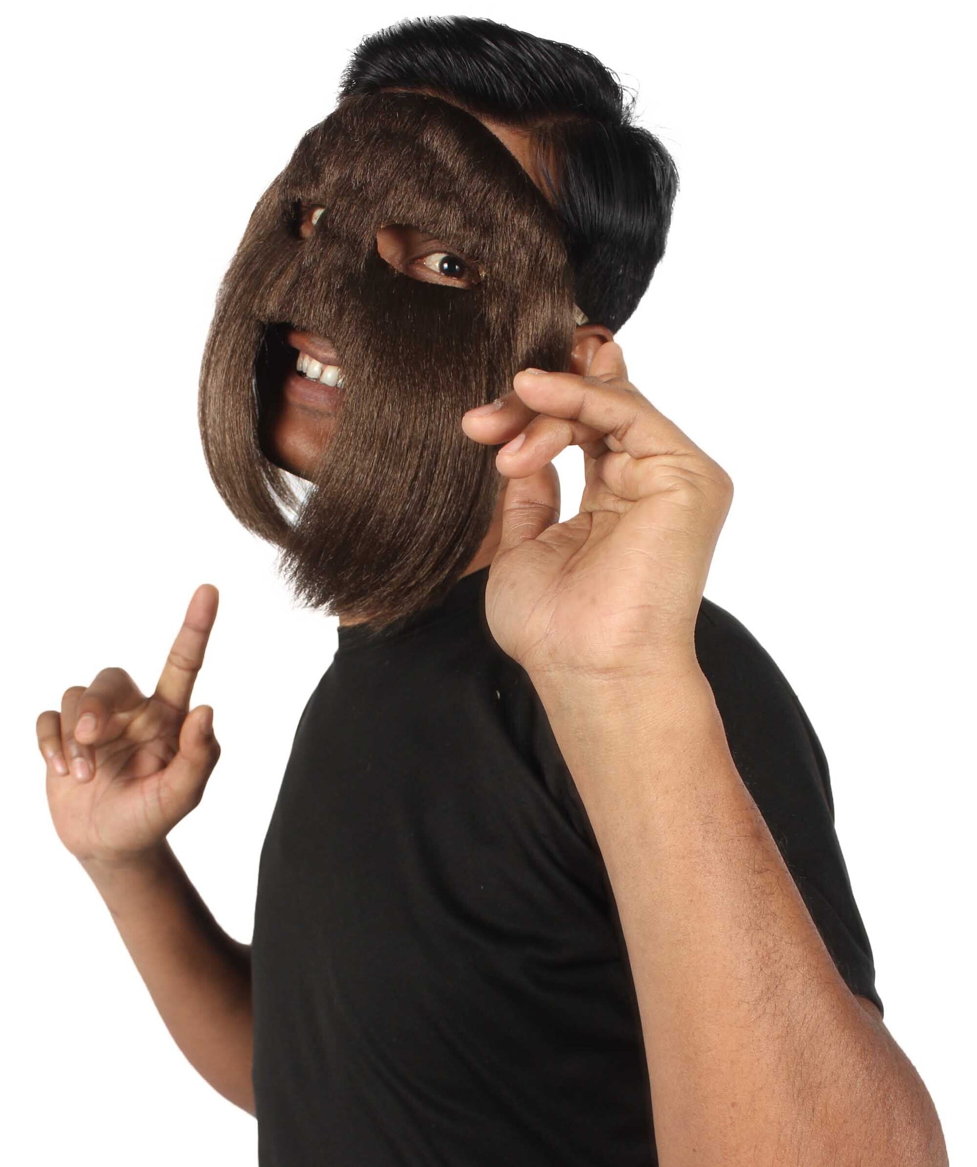 Brown Carnival Eye Mask