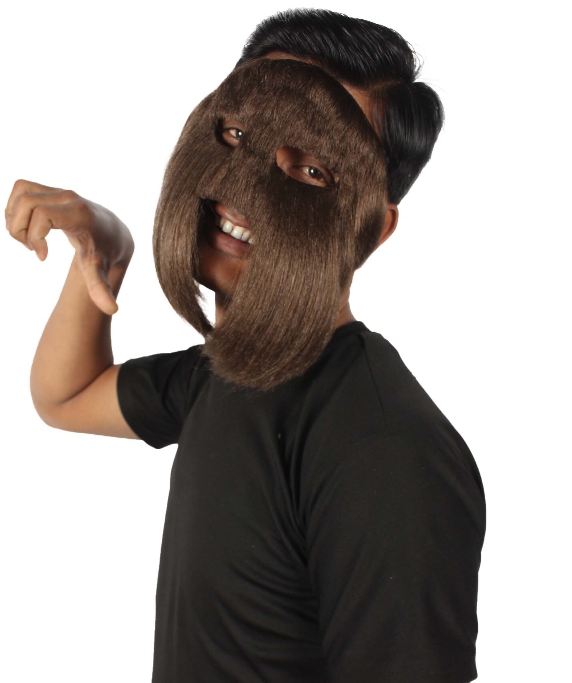 Brown Carnival Eye Mask