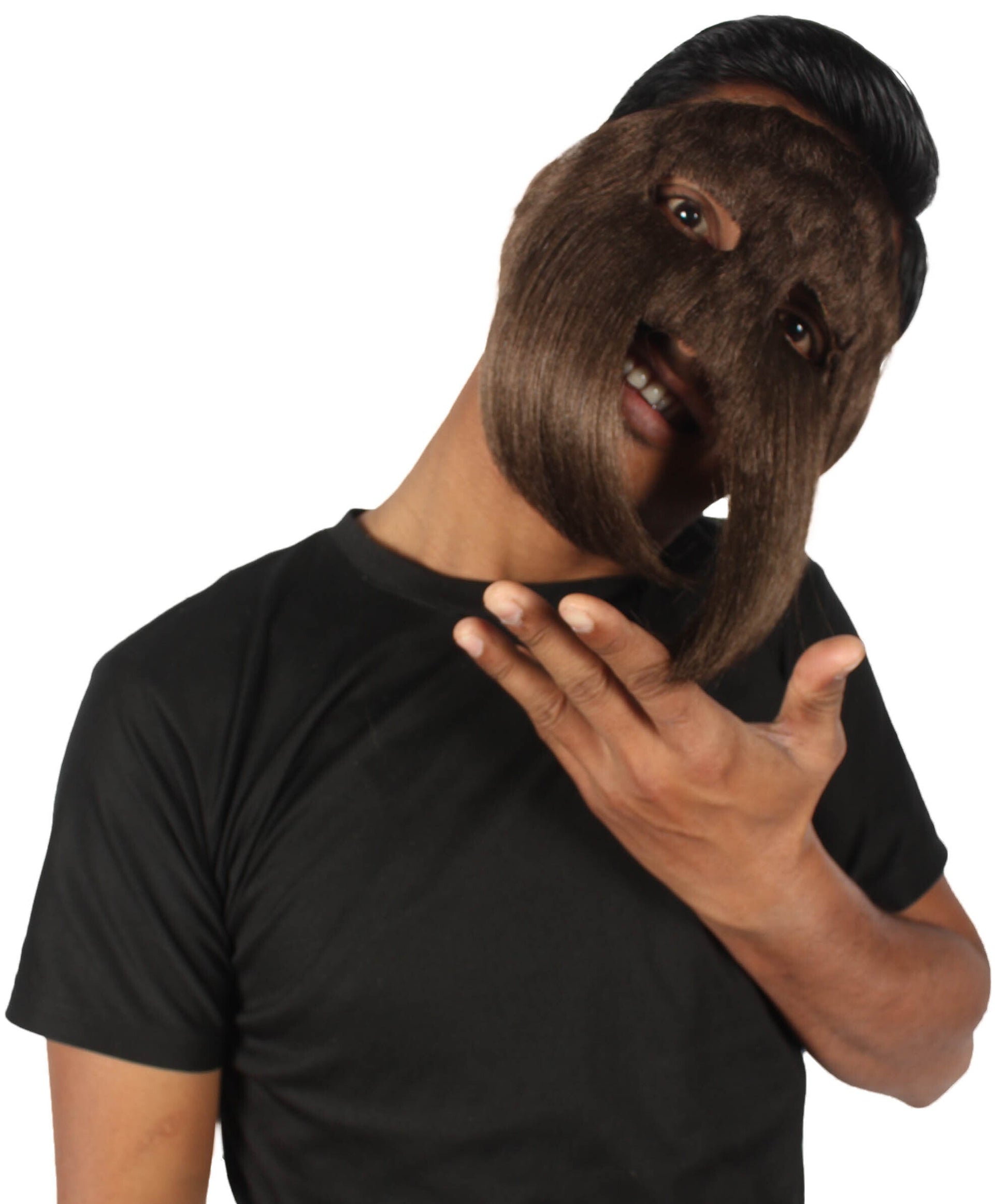 Brown Carnival Eye Mask