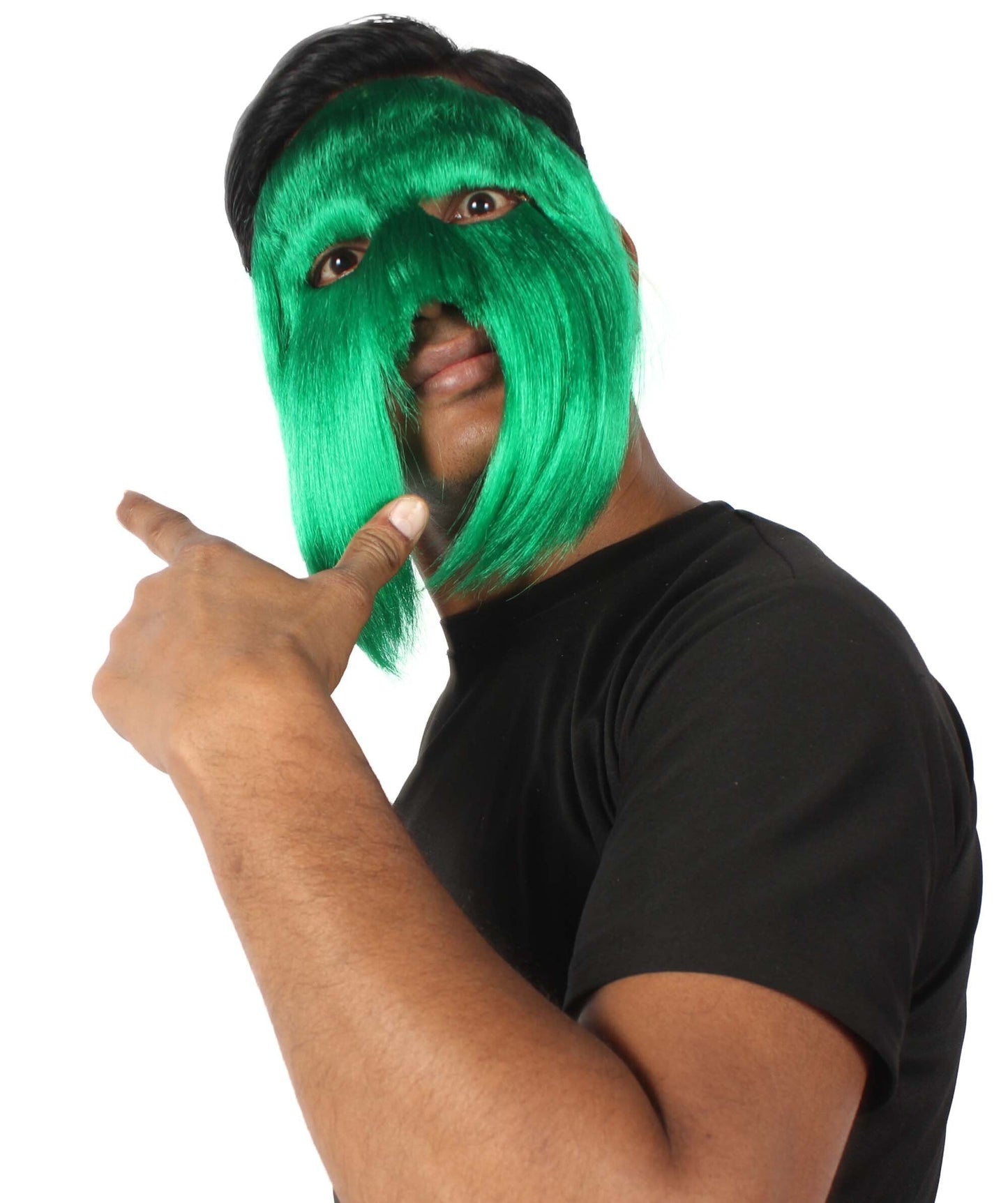 Green Carnival Eye Mask